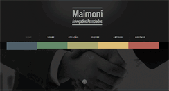 Desktop Screenshot of maimoni.adv.br